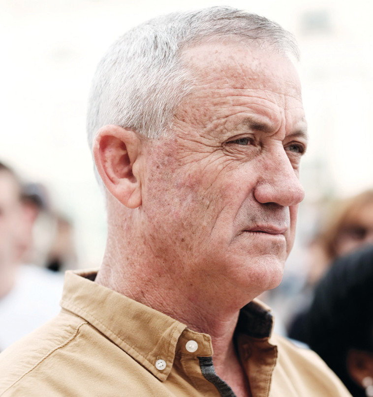 בני גנץ. צילום: תומר נויברג, פלאש 90