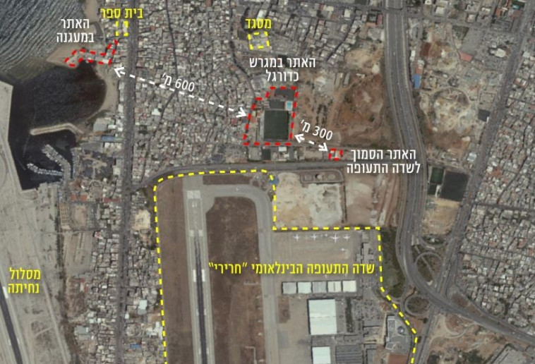 פריסת האתרים במרחב האזרחי. צילום: דובר צה&quot;ל 