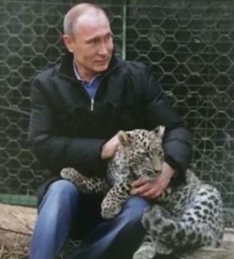 ולדימיר פוטין בלוח השנה 2019. צילום מסך: CNN