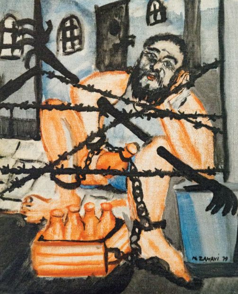 לייזר העקום שדד חנות זהב ויהלומים. ציור: נתן זהבי