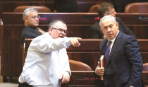 ראש הממשלה בנימין נתניהו ויו"ר הקואליציה, ח"כ דוד ביטן