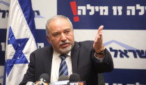 אביגדור ליברמן בישיבת סיעתו