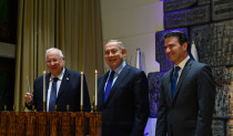 ראש המוסד יוסי כהן, ראש הממשלה בנימין נתניהו ונשיא המדינה ראובן ריבלין