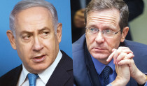 יצחק הרצוג ובנימין נתניהו