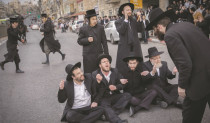 חרדים מפגינים נגד הגיוס