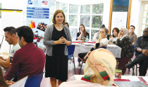 המשתתפים במהלך הסמינר