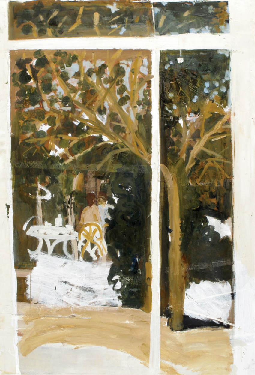 ליליאן קלאפיש, "בגינה", 1980, מקור: אוסף גבי ועמי בראון.