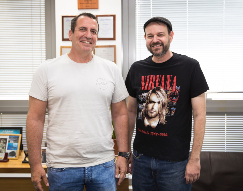איתי הרמן ואיל וולדמן (צילום: באדיבות מלאנוקס)