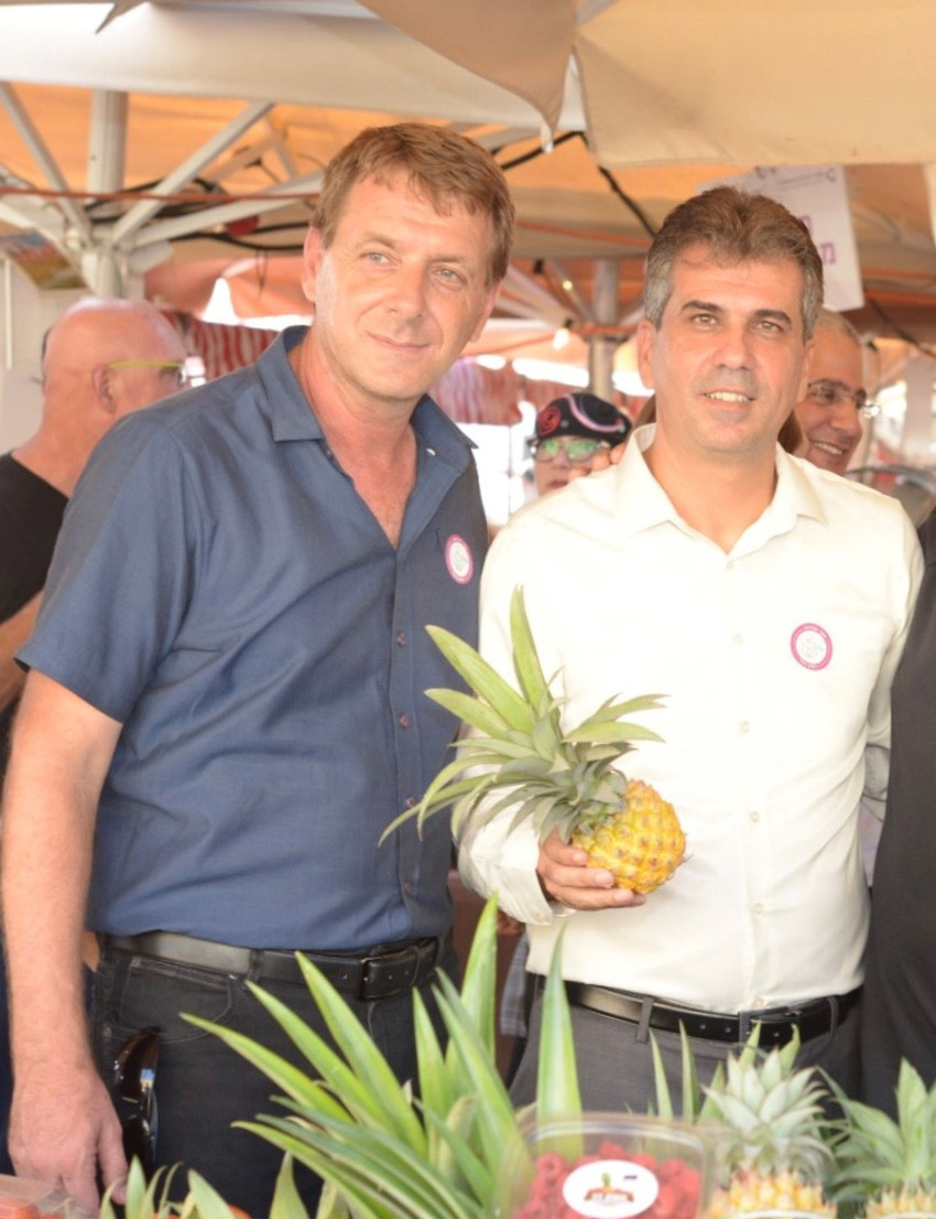 אלי כהן ותמיר עידאן (צילום: טל ברוך)
