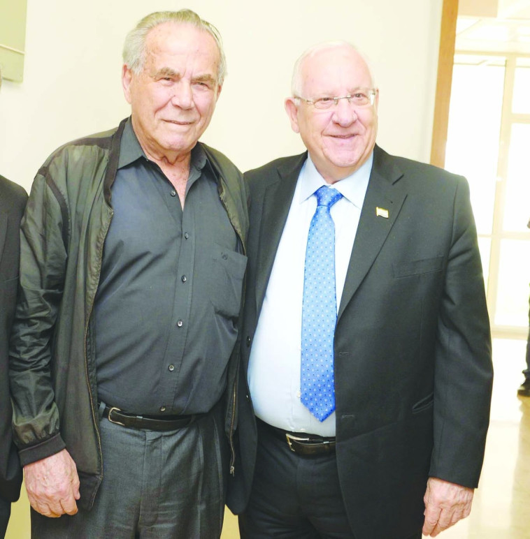 סטף ורטהיימר עם הנשיא ריבלין. צילום: לע&quot;מ