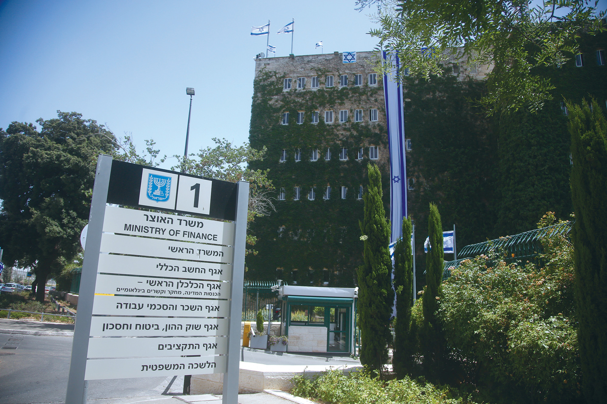 בניין משרד האוצר, ירושלים. צילום: מרק ישראל סלם