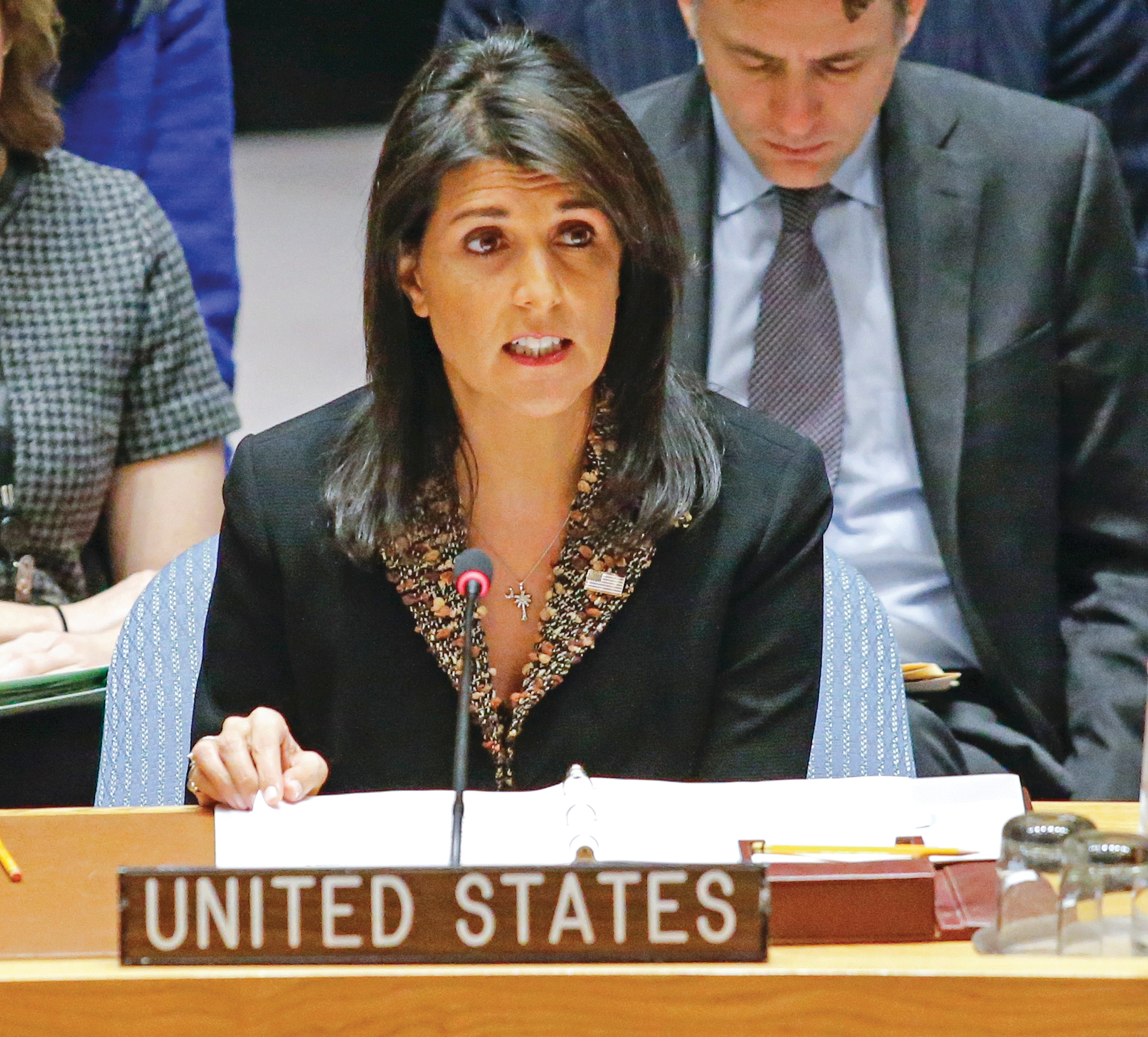 שגרירת ארה&quot;ב באו&quot;ם. צילום: AFP