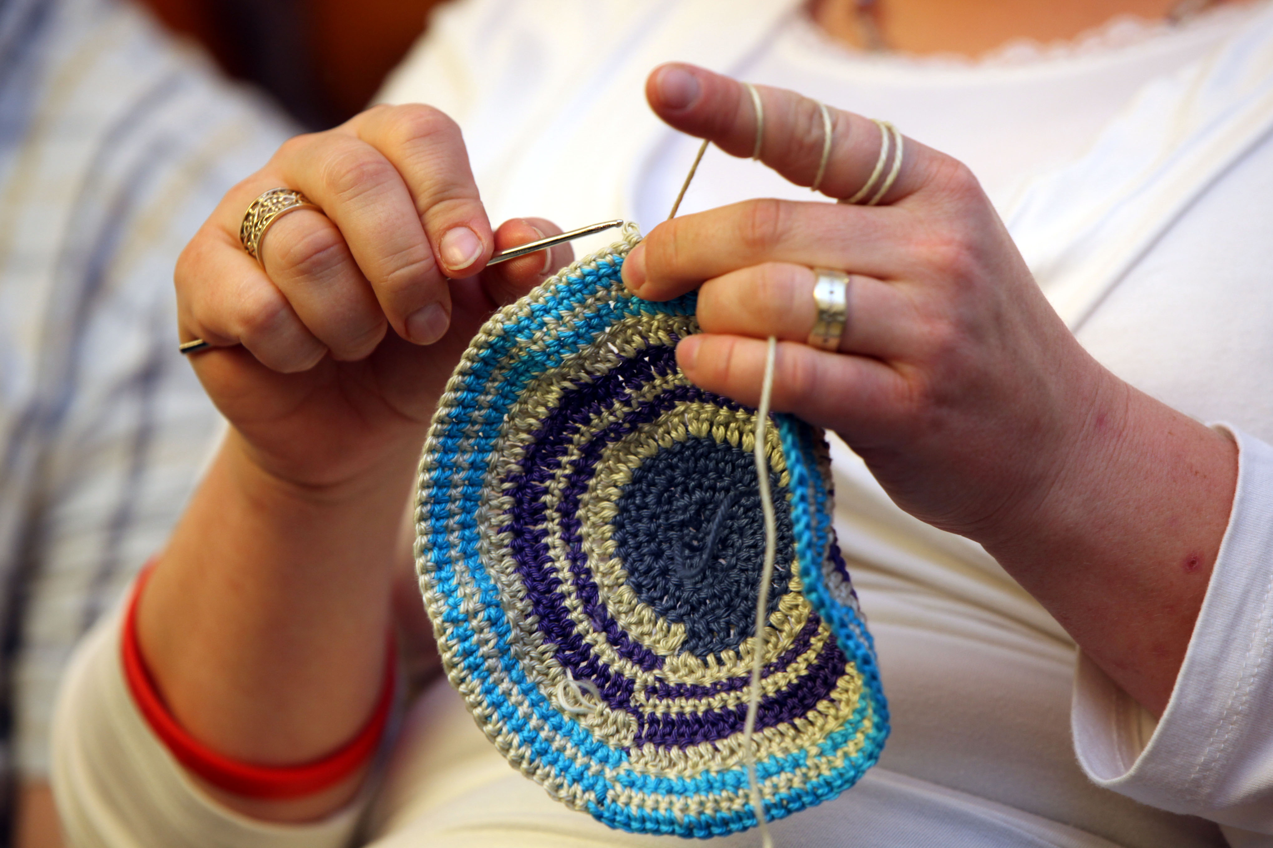 כיפה סרוגה. צילום: פלאש 90