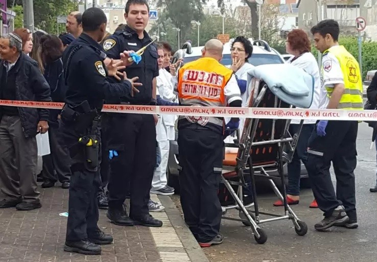 זירת הרצח. צילום: דוברות מד&quot;א