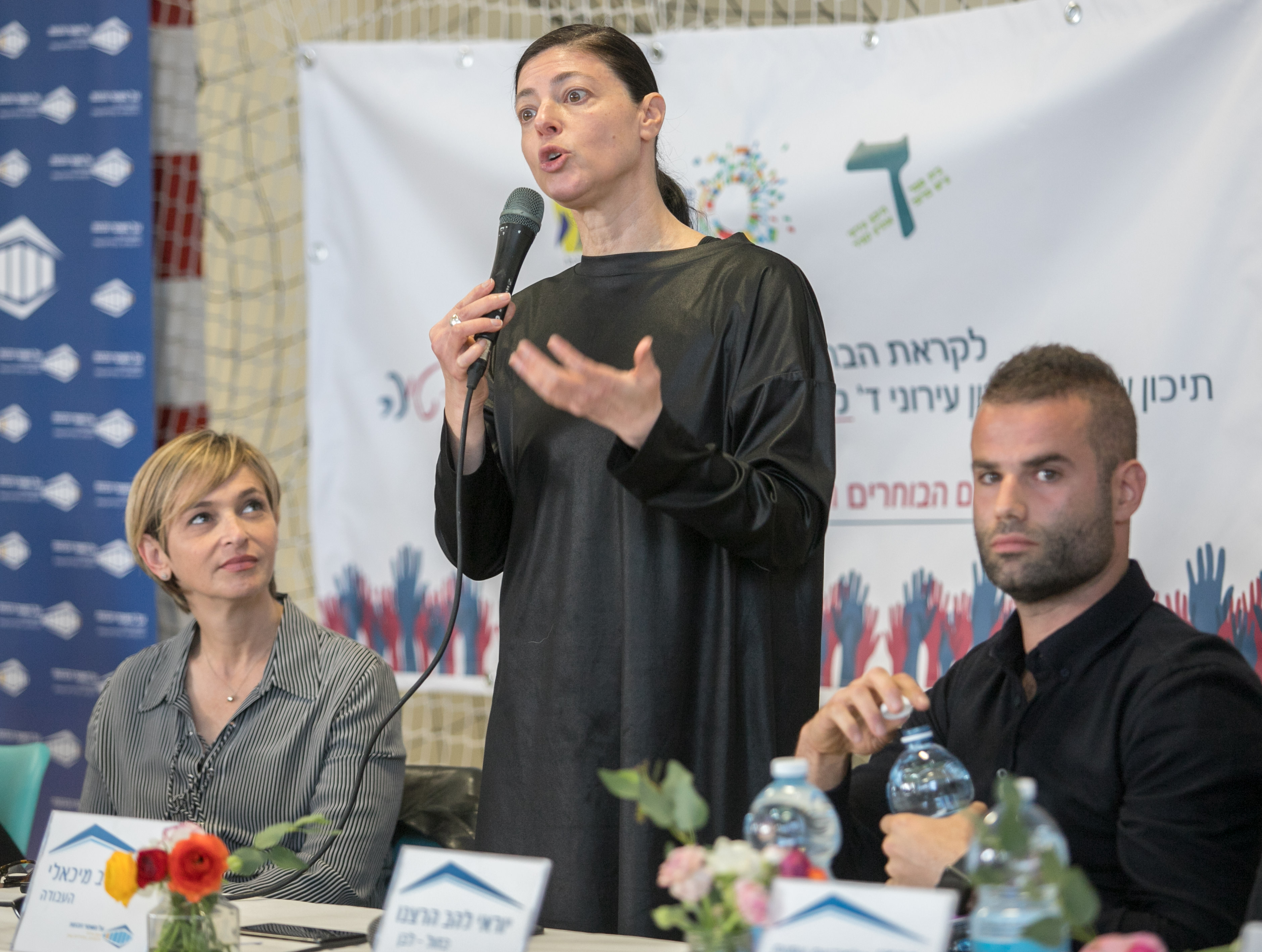 מירב מיכאלי בפאנל הפוליטי בעירוני ד'. צילום: יוסי אלוני