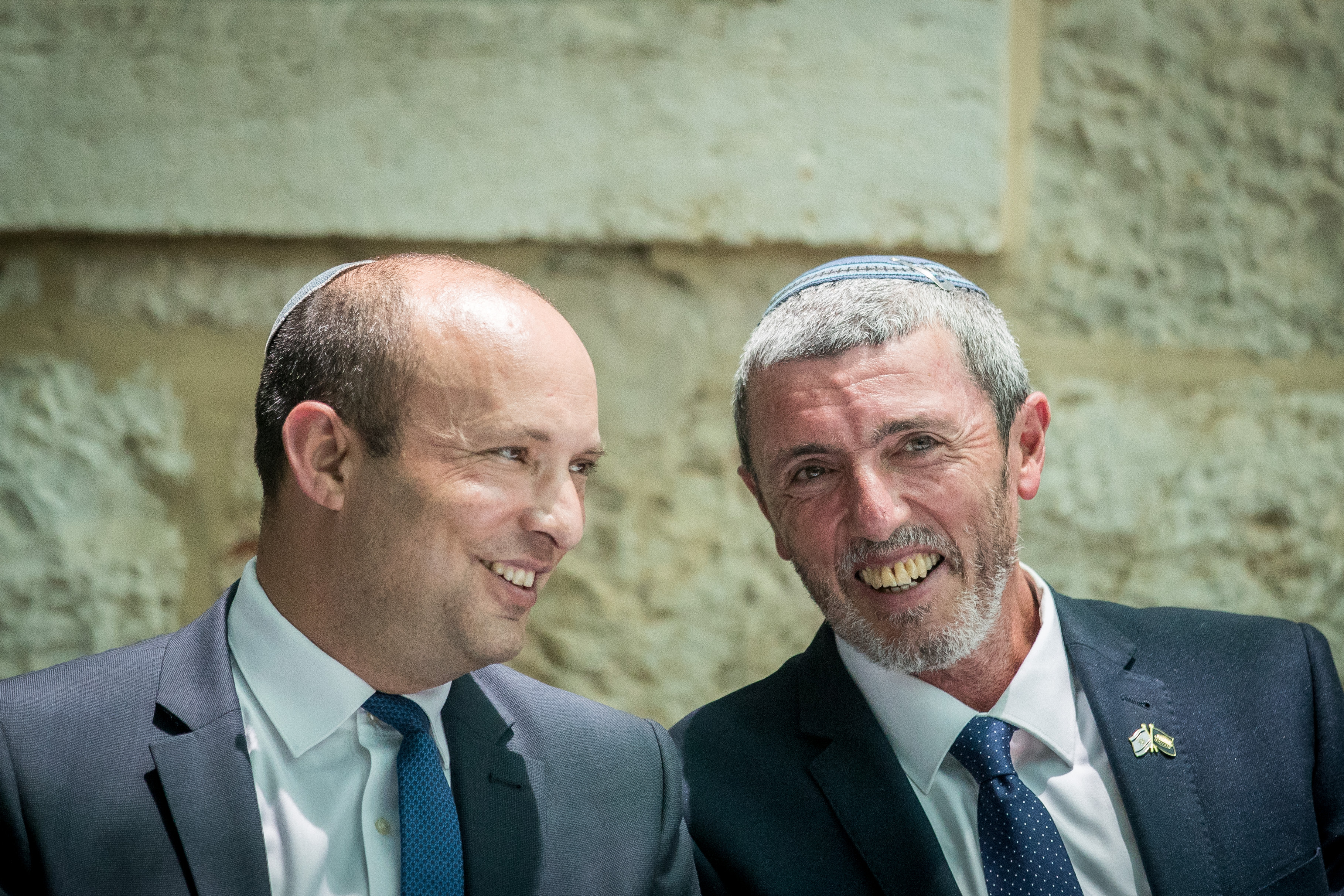 פרץ ובנט. צילום: יונתן זינדל, פלאש 90