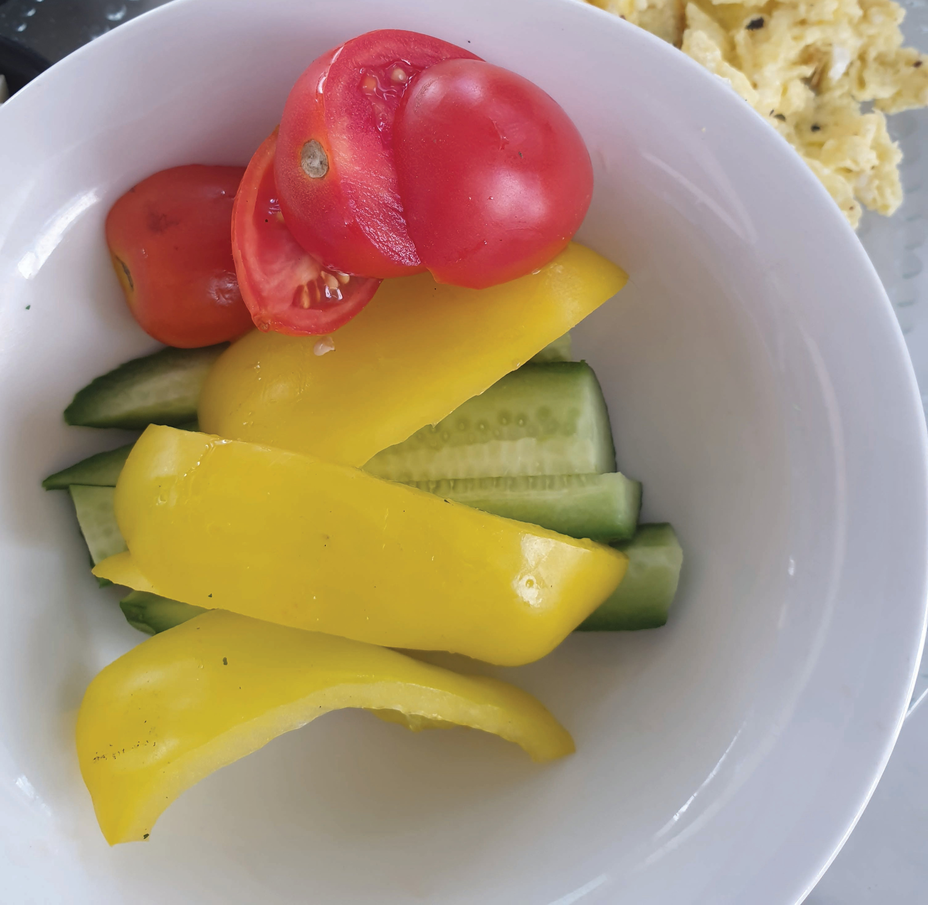 הירקות המוכתמים. צילום פרטי