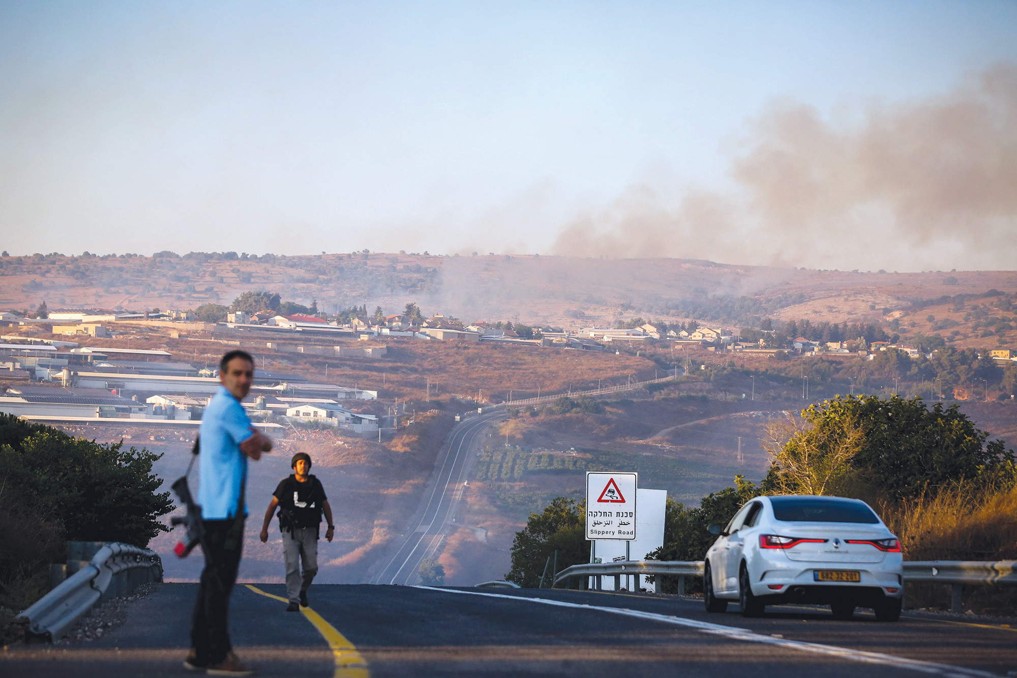 אזור תקרית הירי בלבנון. צילום: דוד כהן, פלאש 90