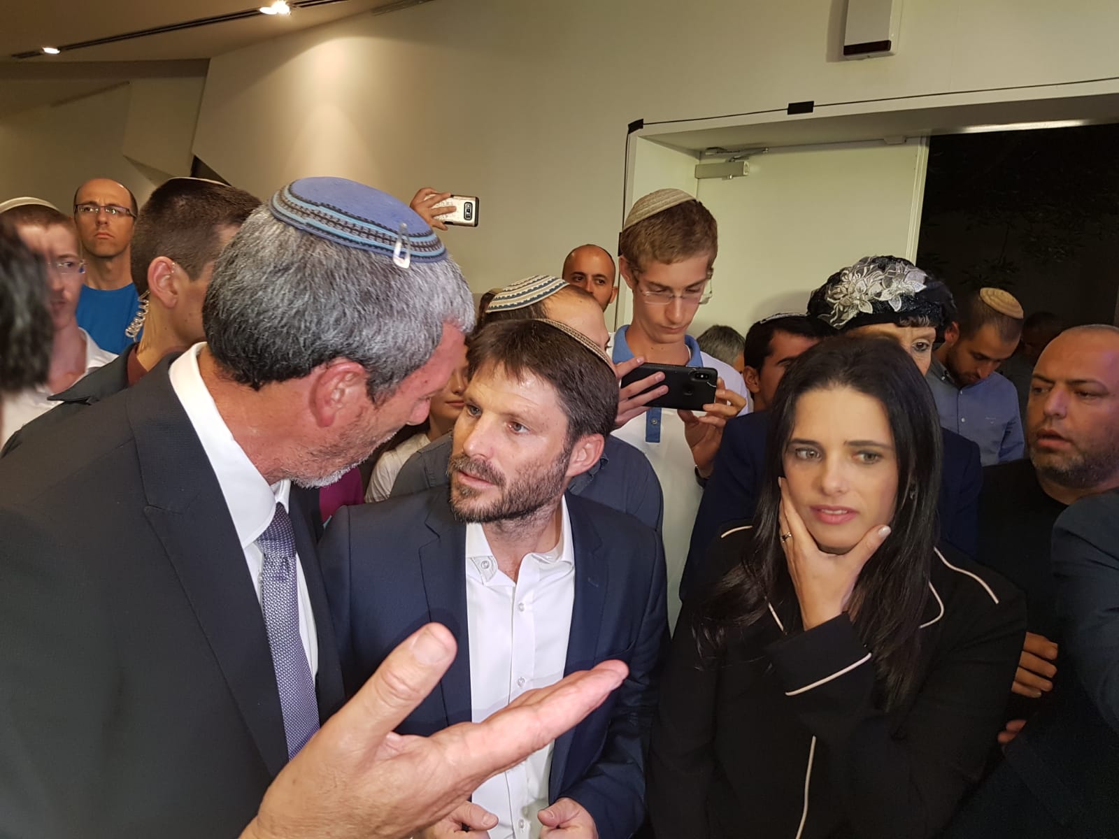 איילת שקד, בצלאל סמוטריץ', רפי פרץ. צילום: אוהד אמיתון/TPS