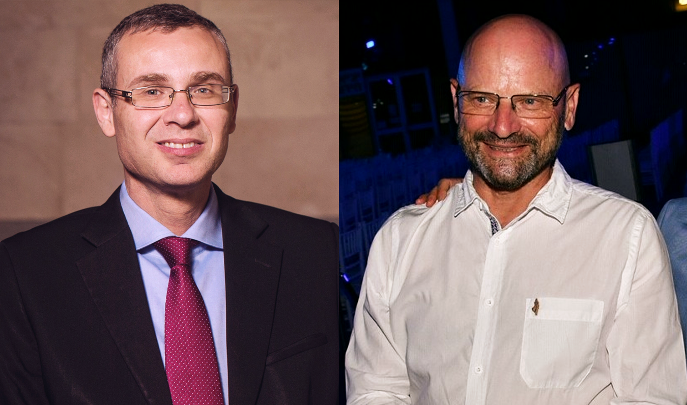 יורם טורבוביץ', יריב לוין. צילום: יונתן זינדל, אביב חופי - פלאש 90