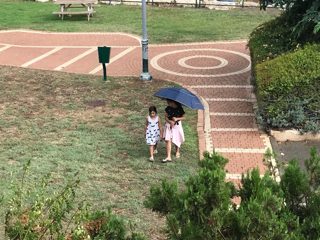 גשם בתל אביב. צילום: אבשלום ששוני