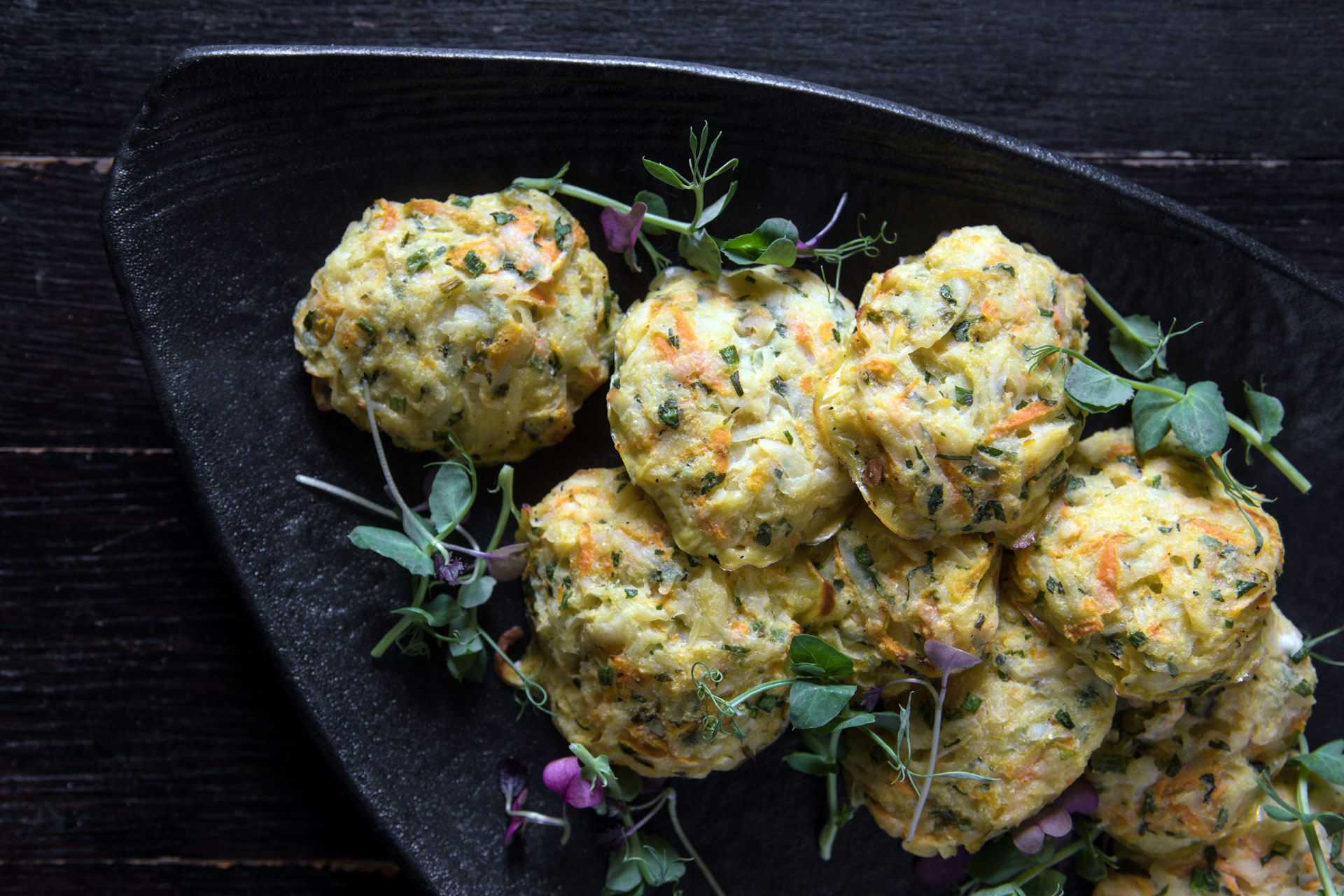 קציצות תפוחי אדמה וגזר ללא גלוטן. צילום: יח&quot;צ