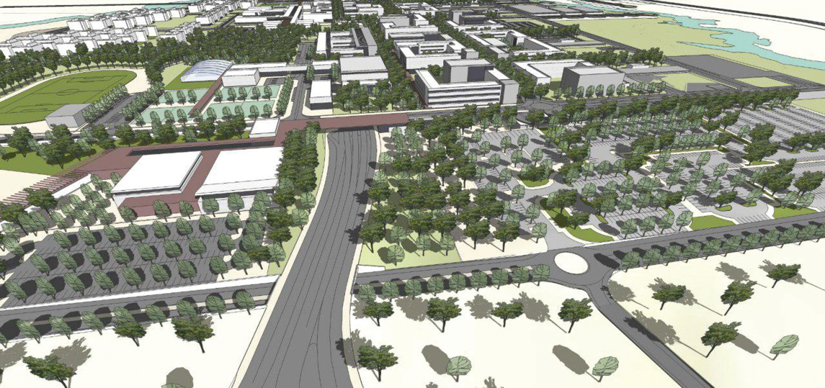 קריית המודיעין. הדמיה: משרד הביטחון