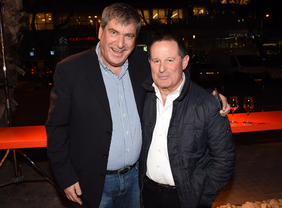 מאיר שמיר ויורם באומן (צילום: אביב חופי ורפי דלויה)