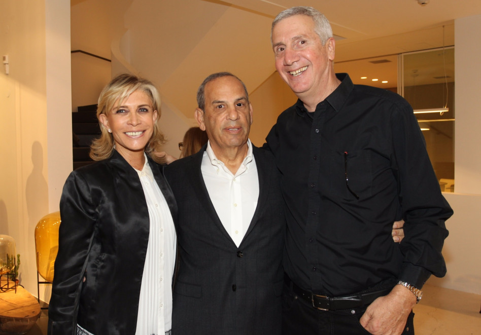 צביקה גיור עם שמואל וענת פרנקל