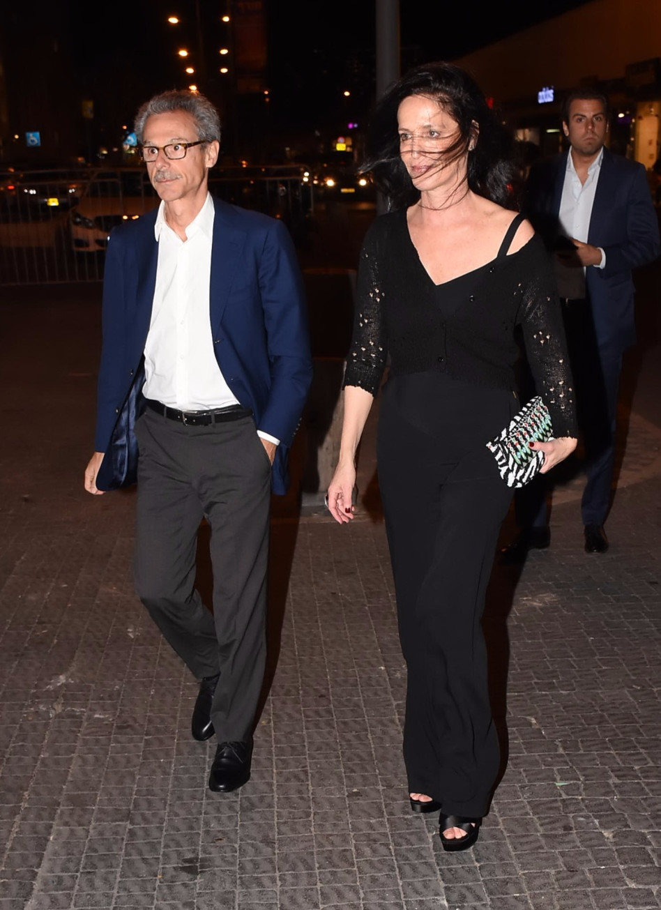 עירית שטראוס ובן הזוג פיליפ