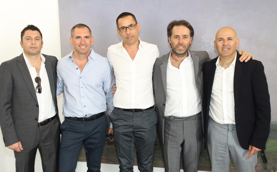 אסי טוכמאייר וברק רוזן, אילן קפון, צחי ארבוב וזיו יעקבי (צילום: רפי דלויה)