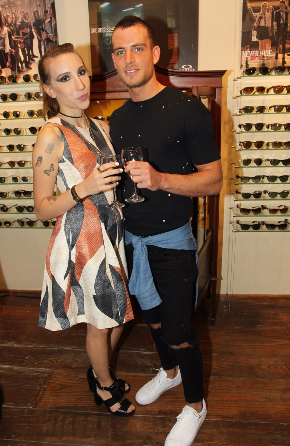 כן, אתם רואים טוב. זו תניה גרבר עם אורן (צילום: רפי דלויה)