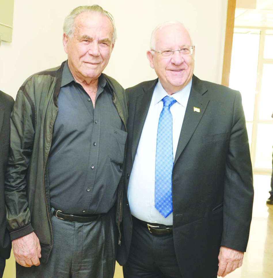 ראובן ריבלין וסטף ורטהיימר (צילום: מארק ניימן, לע"מ)