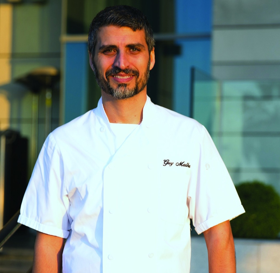 השף גיא מלכה (צילום: ישראל אלפסה)