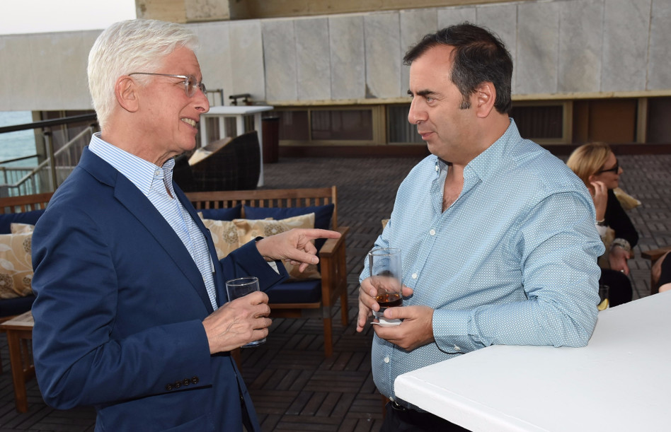 אדוארד לי וג'יימס סניידר (צילום: אביב חופי)