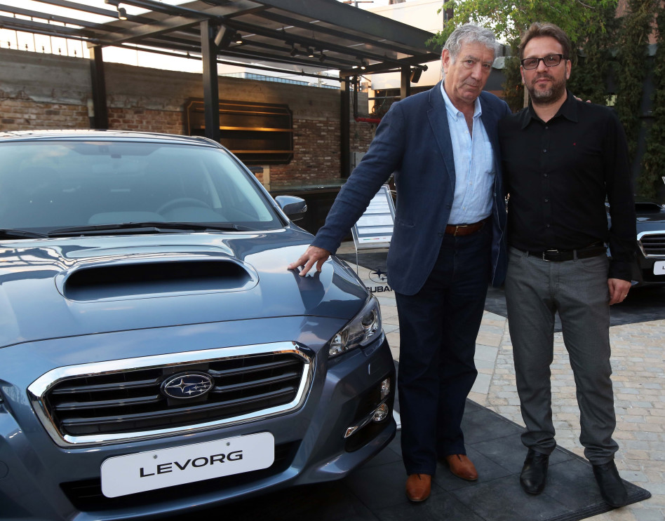 אסף אבישר ושמעון ברזילי (צילום: רונן טופלברג)