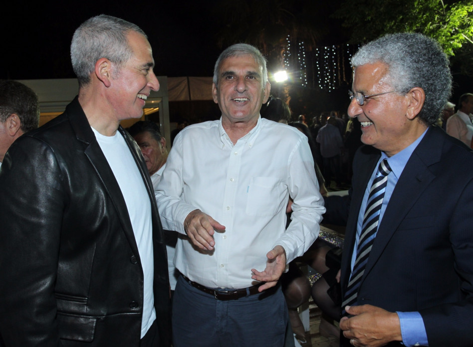 משה אדרי, יוסי בכר ודורי קלגסבלד  (צילום: רפי דלויה)