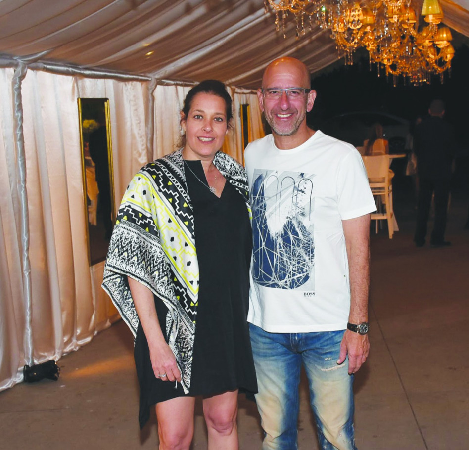 קרן נהרי ותמיר גילת ( צילום: אביב חופי)