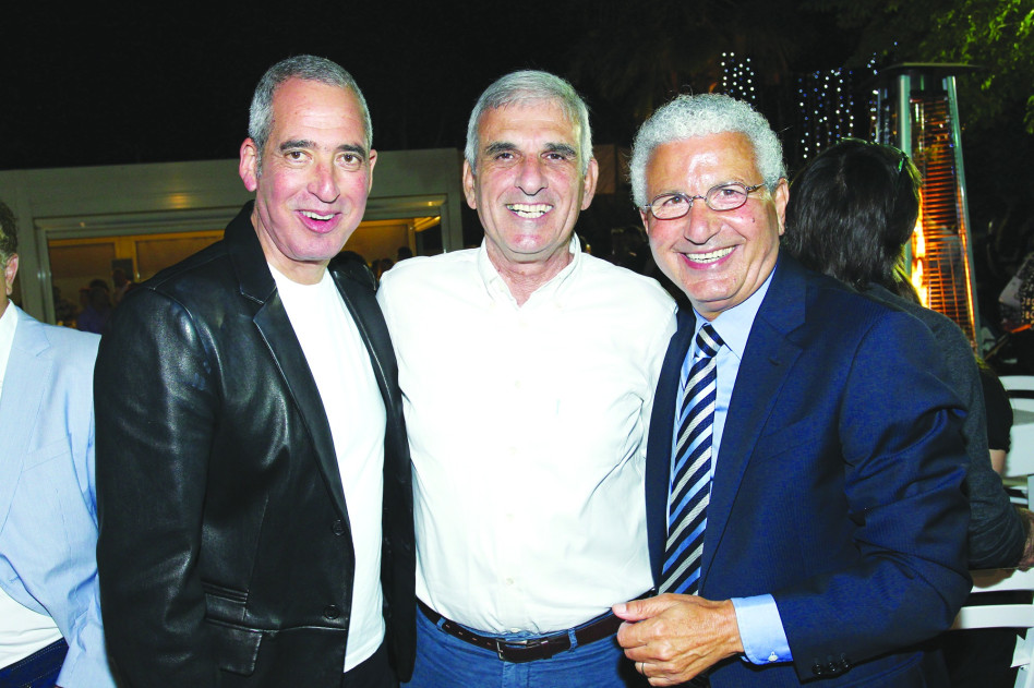 משה אדרי, יוסי בכר ודורי קלגסבלד (צילום: רפי דלויה)
