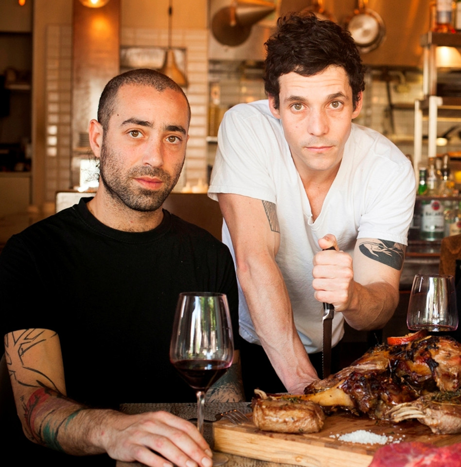 מוטי טיטמן ואור מיכאלי (צילום: אפיק גבאי)