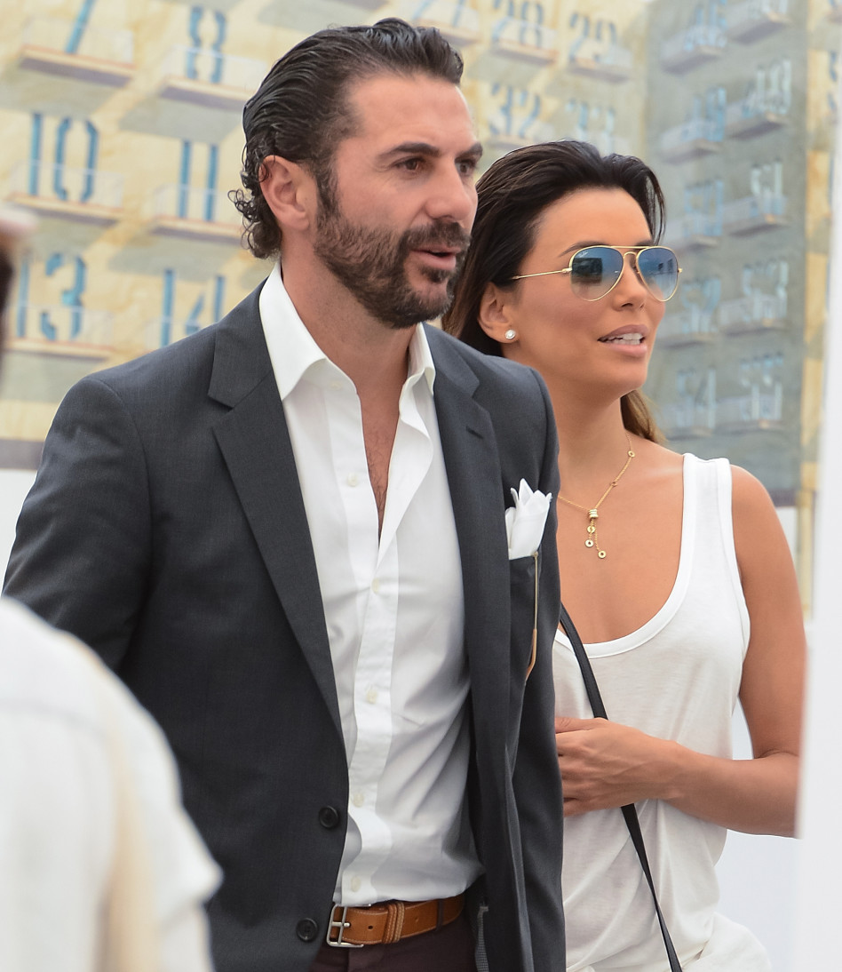 חתן, כלה, הילולה. אווה לונגוריה וחוזה אנטוניו באסטון (צילום: גטי)