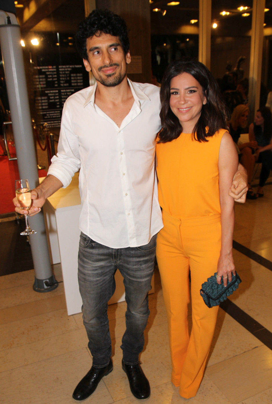 יעל פוליאקוב עם בעלה (צילום: אור גפן)