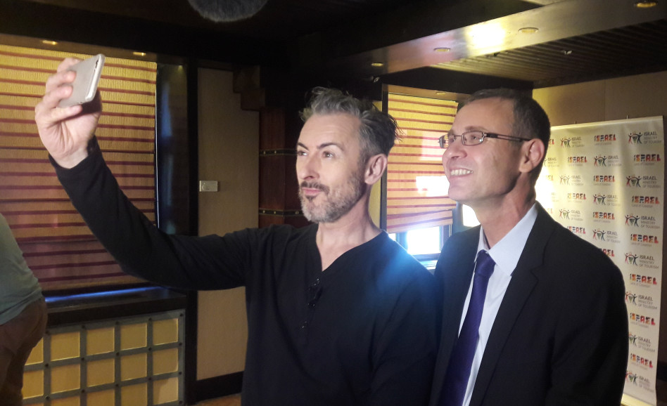 יריב לוין ואלן קאמינג (צילום: משרד התיירות)