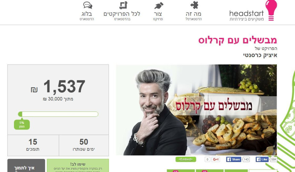 מי רוצה לבשבל כמו כרסנטי? (צילום מסך, הדסטארט)