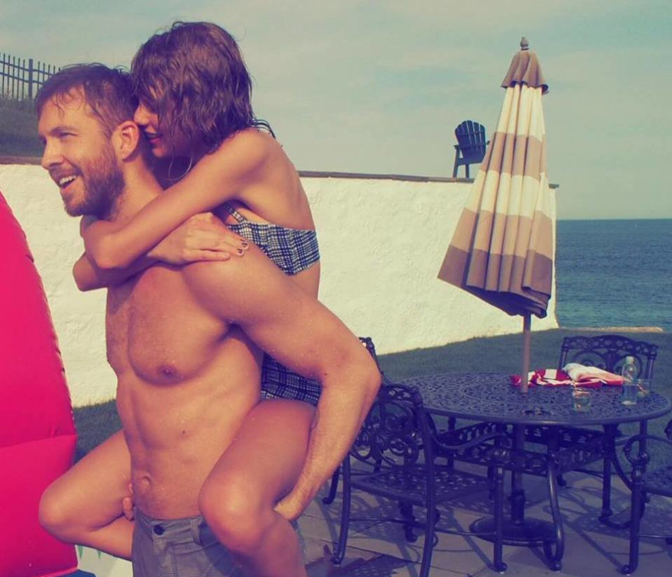 היו זמנים. טיילור סוויפט דוהרת על קלווין האריס (אינסטגרם)