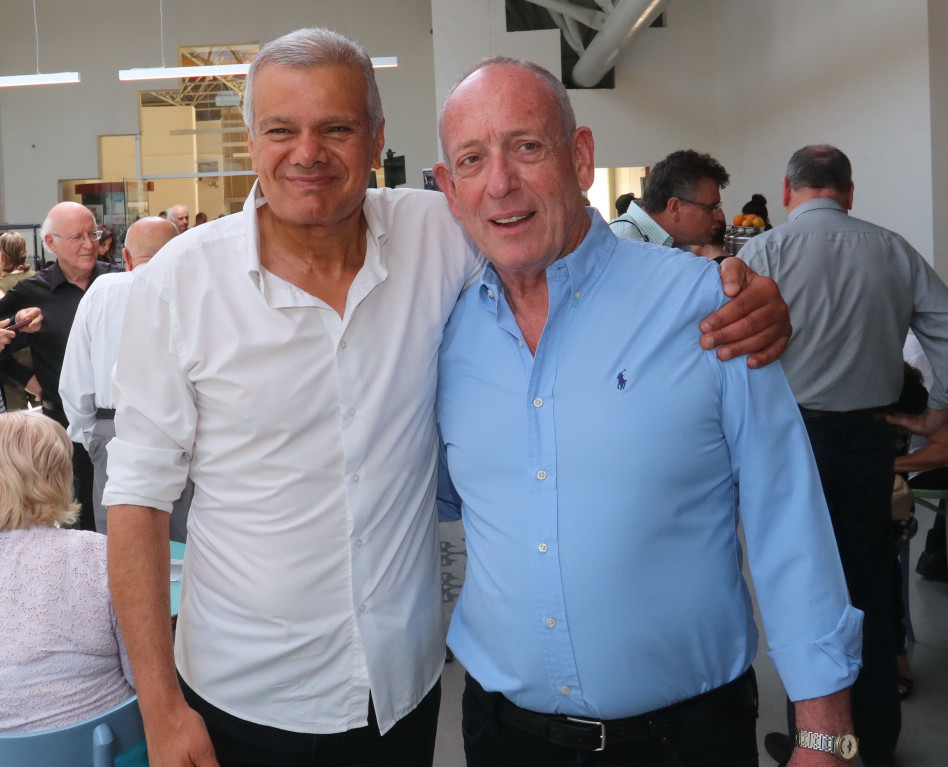 משה הדני ומשה טרי (צילום: אביב חופי)