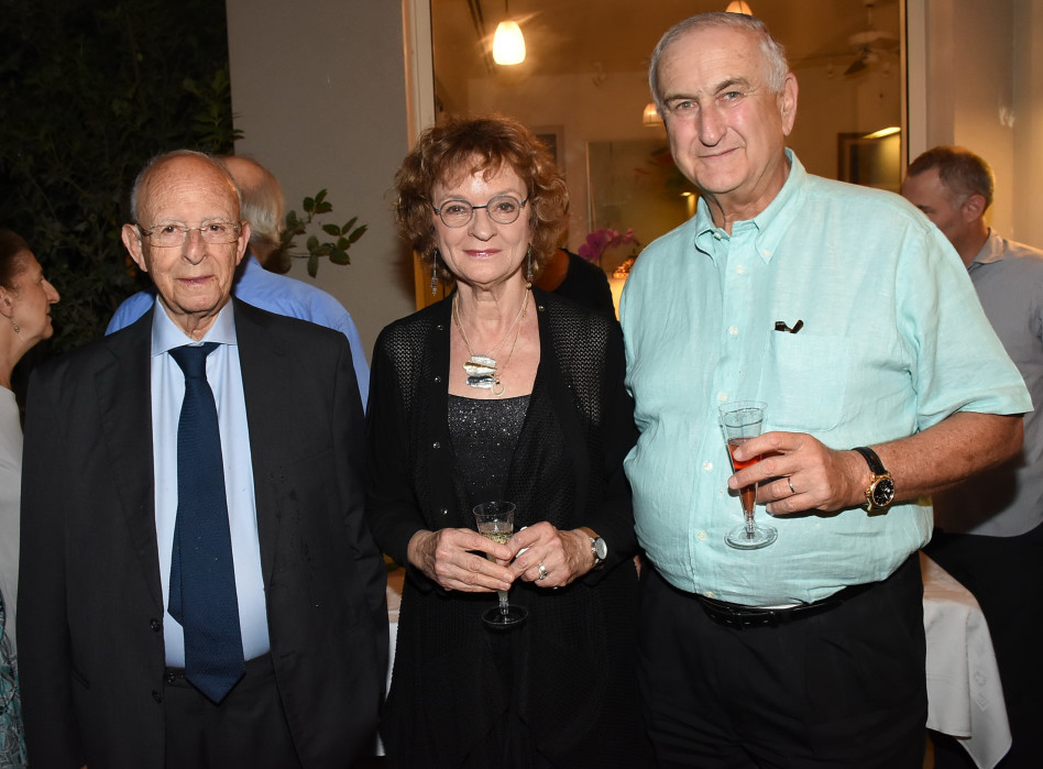 גד פרופר, עדית צבי וגד נשיץ (צילום: אביב חופי)