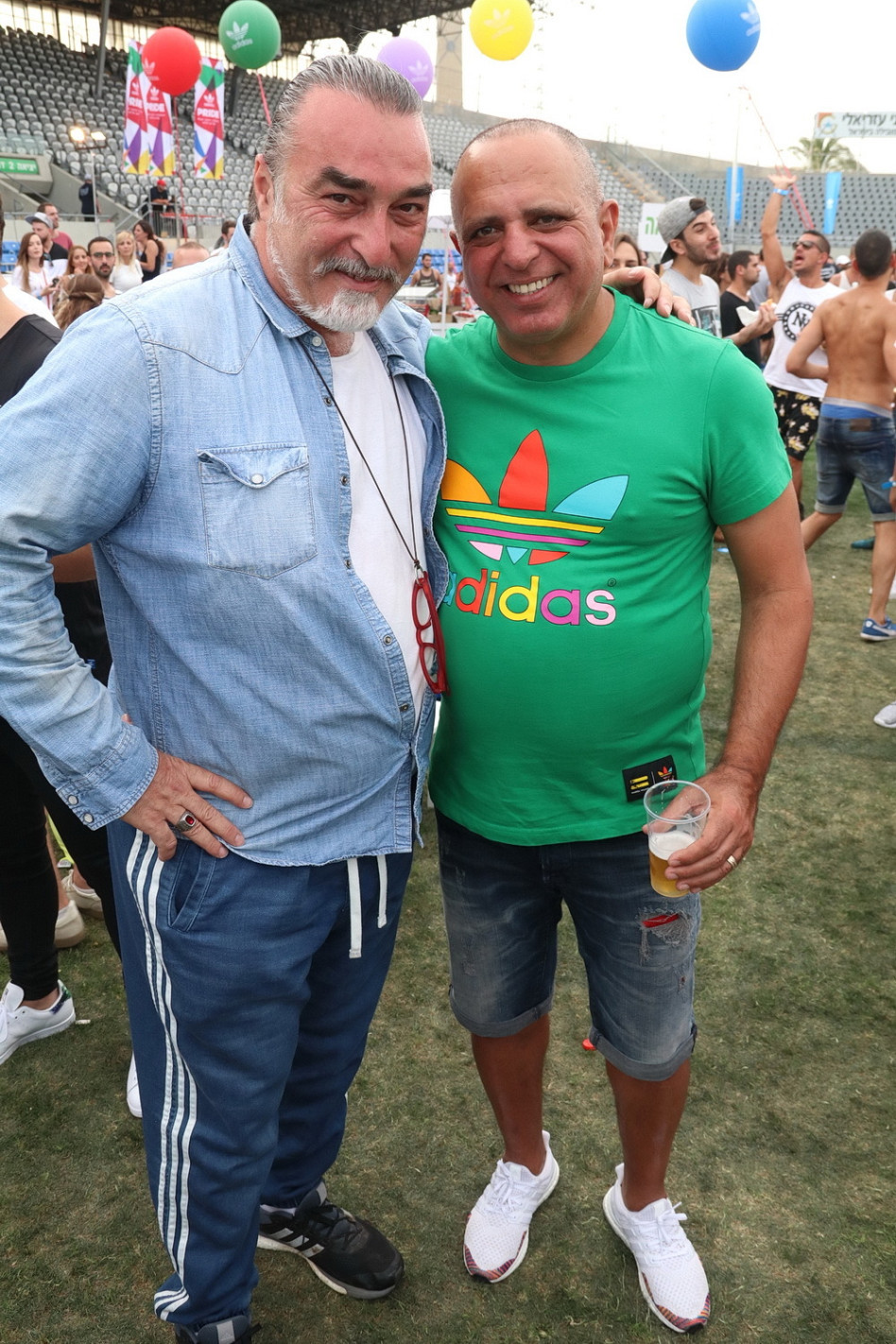 שלום מוליוב ושאול בן אדרת (צילום: אביב חופי)