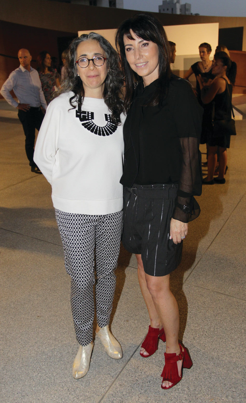 רז'ין גנזי וגלית גאון  (צילום: רפי דלויה)