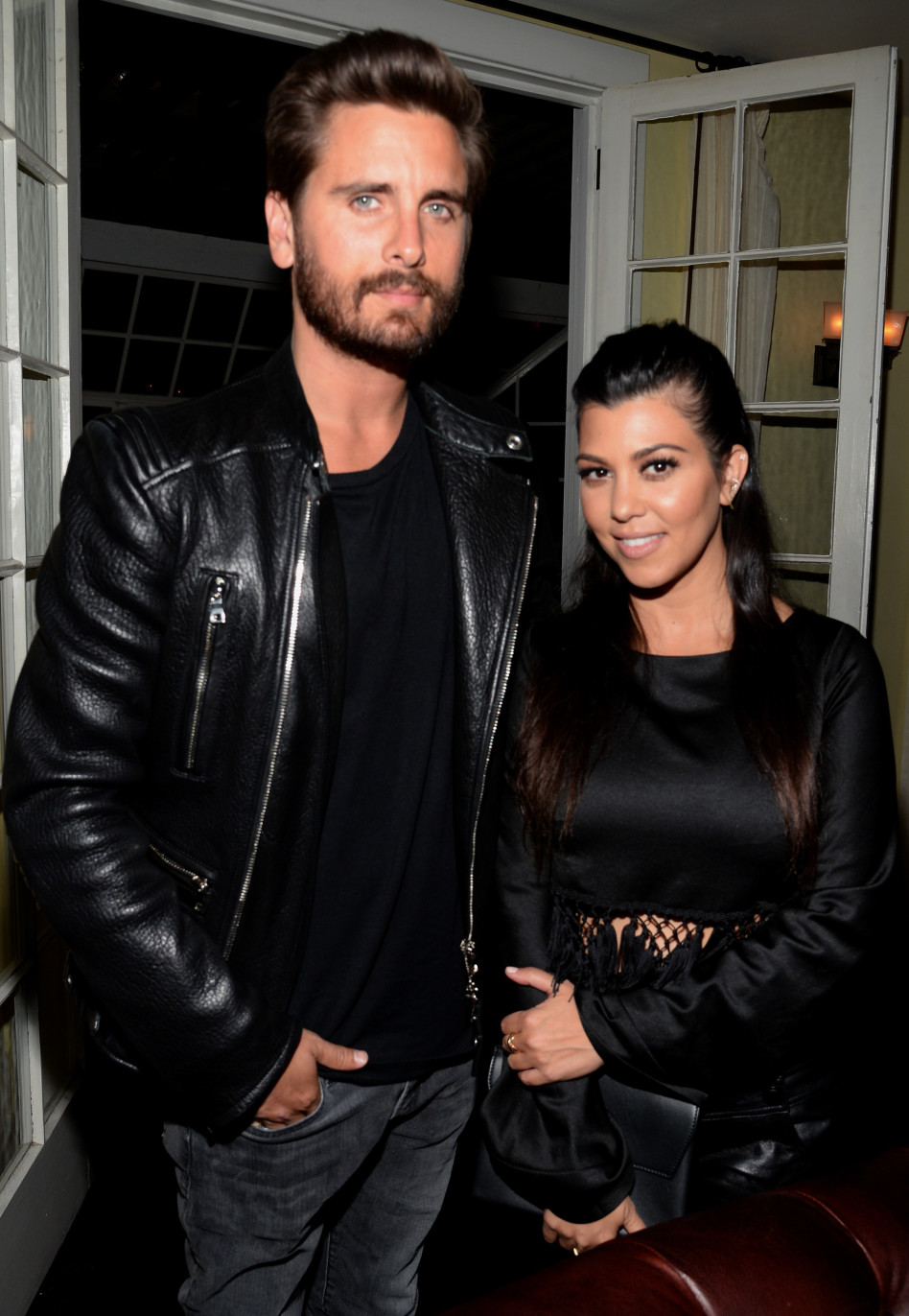 צא, דיבוק, צא! סקוט דיסיק עם קורטני קרדשיאן (צילום: גטי)